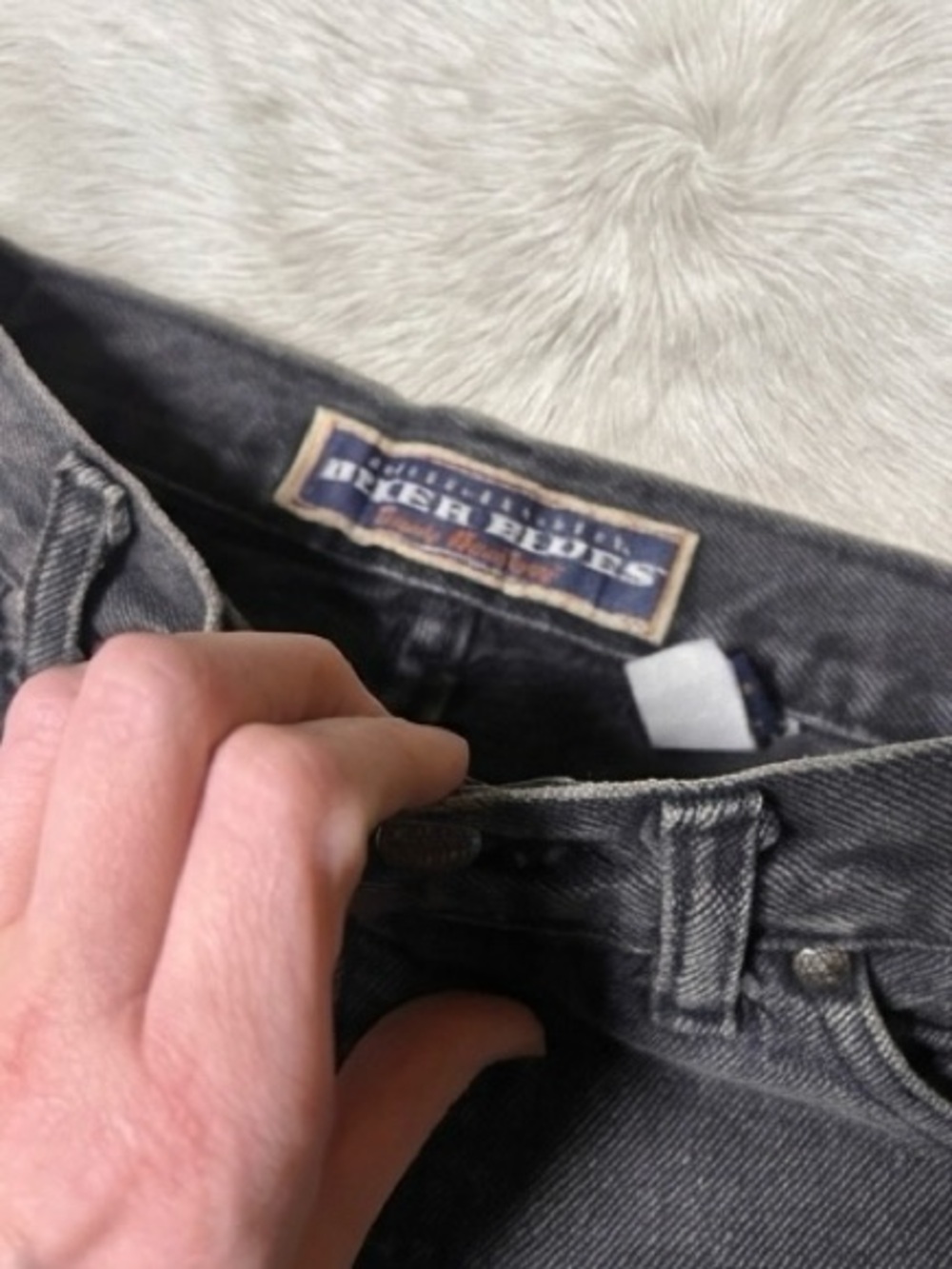 Harley-Davidson Black Denim Cutoff Jean Shorts womens 8 - Picture 11 of 11